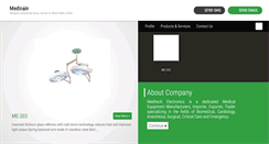 Desktop Screenshot of meditechelectronics.com